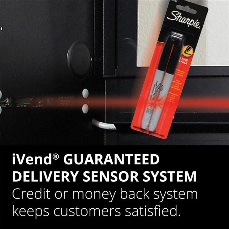 school supply vending machine drop sensor