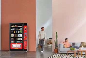 ตู้จำหน่ายขนมและเครื่องดื่มของ South Amercia พร้อมส่ง